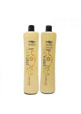 Escova Progressiva Reetruturador Kit 2x1L - Kellan Beautecombeleza.com