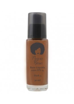 Liquid Base Dark 3 Makeup  30ml -  Negra Rosa Beautecombeleza.com