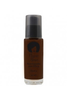 Liquid Base  Dark 5 Makeup 30ml -  Negra Rosa Beautecombeleza.com