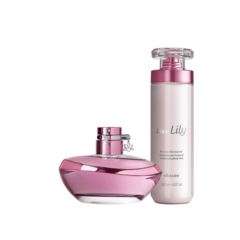 Love Lily: Eau de Parfum and Body Deodorant Moisturizing Mist Kit 2 - o  Boticário