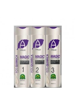 Caviar Açai Argan Professional Magic Post Progressive Treatment 3x300ml - Adlux Beautecombeleza.com