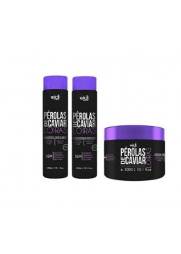 Pérolas de Caviar Loiras Matizador Kit 3x300 - Widi Care Beautecombeleza.com