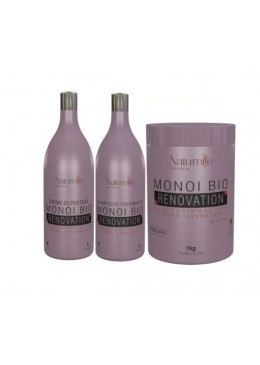 Monoi Bio Renovation Ultra Hidratante Kit 3x1L - Naturelle Beautecombeleza.com