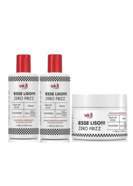 Esse Liso Zero Frizz Home Care 3x300 - Widi Care Beautecombeleza.com