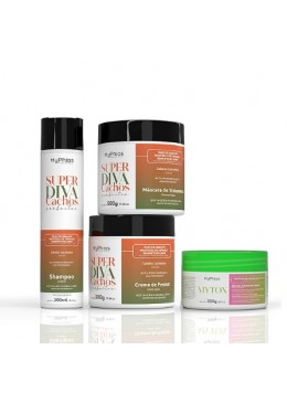 Super Diva Perfect Curls + MyTox + Reduce Volume Kit 4 Prod. - My Phios Beautecombeleza.com