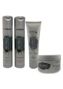 No Frizz Hair Efeito Desmaia Cabelo Kit 4 Itens - Onixx Beautecombeleza.com