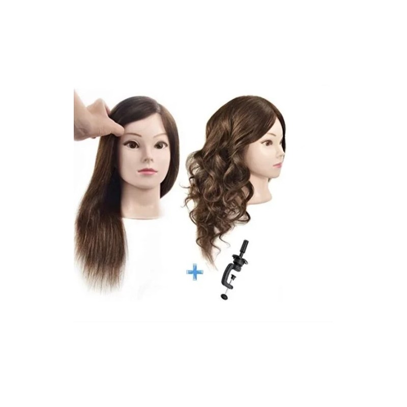 Hair Mannequin for Hairdressing Training 70% H Hair Beautecombeleza.com