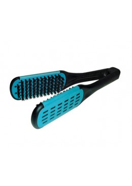 Professional Boar Bristles Ceramic Double Straightening Duet Brush - HairArt Beautecombeleza.com