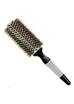 Professional Ceramic Wooden Natural / Nylon Bristles Hair Brush MC 604 - Evas Beautecombeleza.com