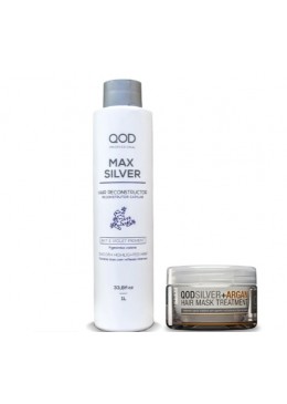 Lissage Max Silver + Argan Pro Blond Masque Kit 2 Itens - QOD Beautecombeleza.com