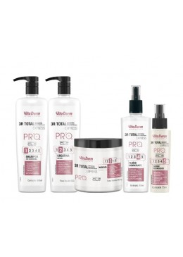 Kit SOS Capilar 3R Total Express (5 Passo)  - Vita Derm Beautecombeleza.com