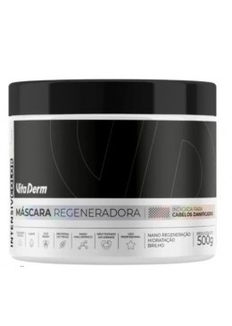 Regenerating Moisturizing Shine Damaged Hair Treatment Mask 500g - Vita Derm Beautecombeleza.com