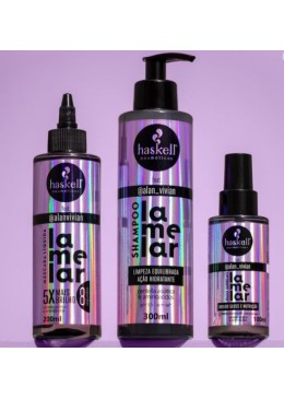 Lamelar Shampoo, Liquid Mask and Supreme Oil Kit 3 - Haskell 
 Beautecombeleza.com